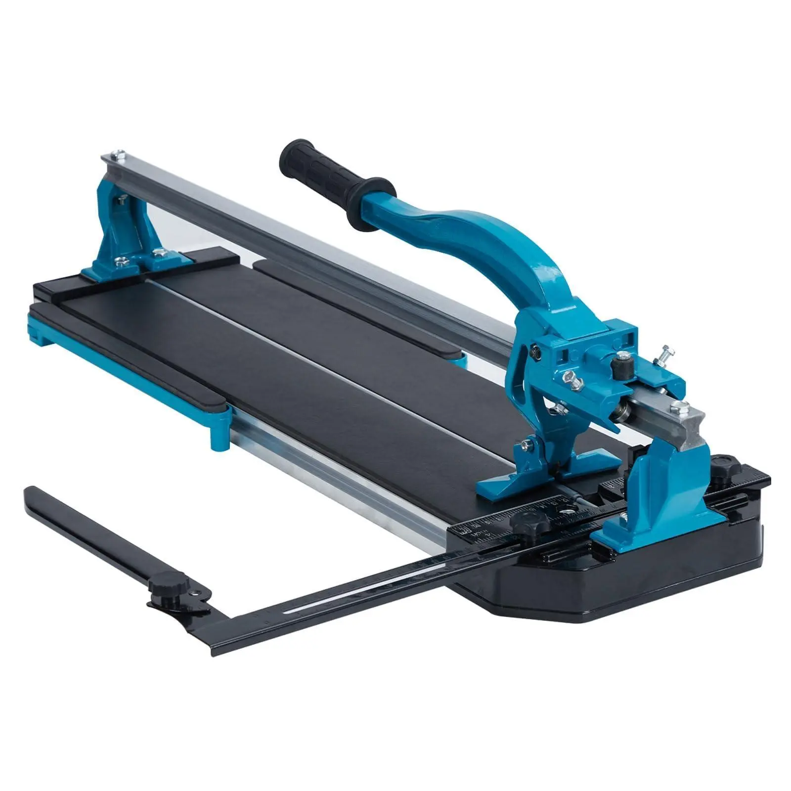 48in Manual Tile Cutter with Laser Guide, Tungsten Carbide Wheel & Aluminum Frame for Ceramic, Porcelain & Laminate Tiles