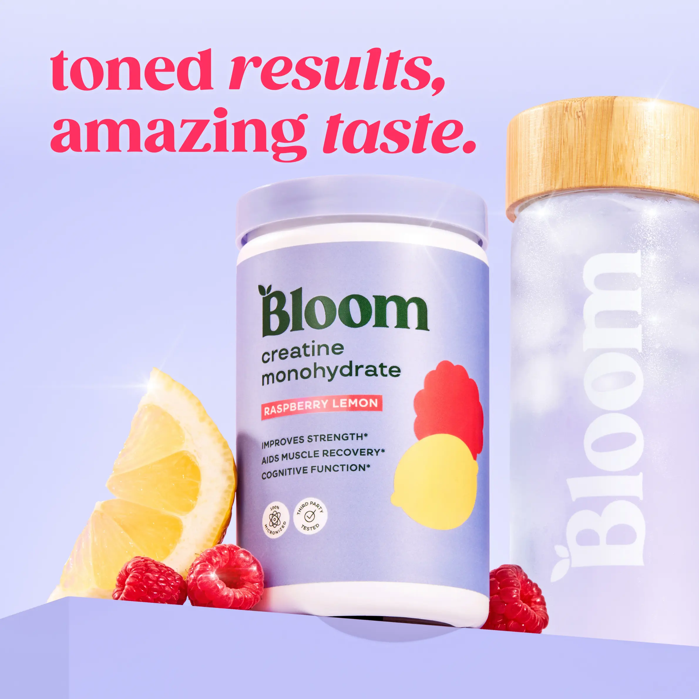 Bloom Nutrition Creatine Monohydrate Powder (40 Servings) - Supports Energy, Cognitive Health, Hydration & Post Workout Muscle Recovery - Creatine for Women