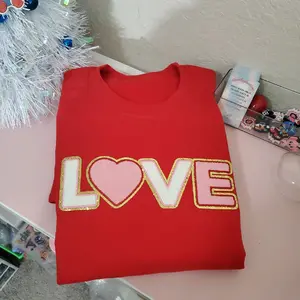 Love Chenille Patch Crewneck