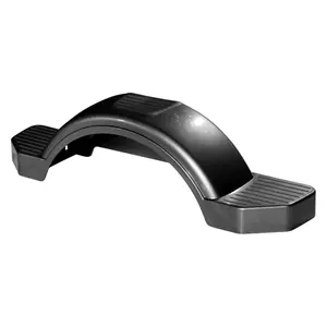 Fulton  Plastic Fender 12 In. Tire Size Silver