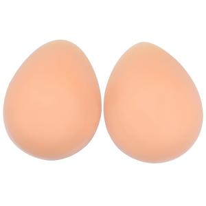 NORFULL Silicone Breast Froms Sticky Breast Mastectomy Prosthesis Pad Insert Enhancer With Nipple 1Pair Bra