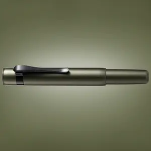 Hongdian M2 Black Forest Mini Steel Pen Fine Soft Nib Slim Aluminum Short Pocket Travel Pen for Everyday Use and Detailed Work