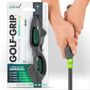 GOLF-GRIP(TM) Golf Grip Trainer for Left & Right-Handed Golfers -  Golf  Aid for Proper Hand Position & Swing Technique - Hit Straighter,  Shots & Fix Slices or Hooks