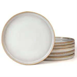 Famiware Star 10'' Stoneware Dinner Plate (Set of 6)