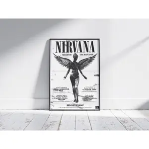 Nirvana Poster Print | Music Poster | Album Cover Poster | Wall Decor | Music Gift | Room Décor