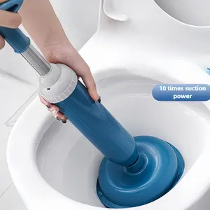 Manual Toilet Plunger Drain Pipe, Easy-To-Use Air Pressure Plunger, 1pc Bathroom Tool, Efficient Water Discharge Solution