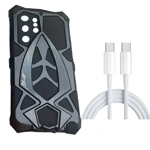 for Samsung Galaxy S26 S25 S24 S23 S21 Ultra S21+ A72 A52 Case Drop Protection Phone Case Ultra-Durable Phone Case - Lanyard Equipped, Shockproof, and Scratch-Resistant Aluminum Alloy Protective Frame Case - Durable, Lightweight, Sleek Design