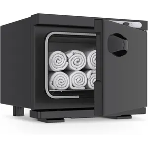 Hot Towel Warmer, 8L Towel Warmer Cabinet, Professional Mini Towel Heater, Towel Warmer for Facials, , Barbershop, Esthetician, Black