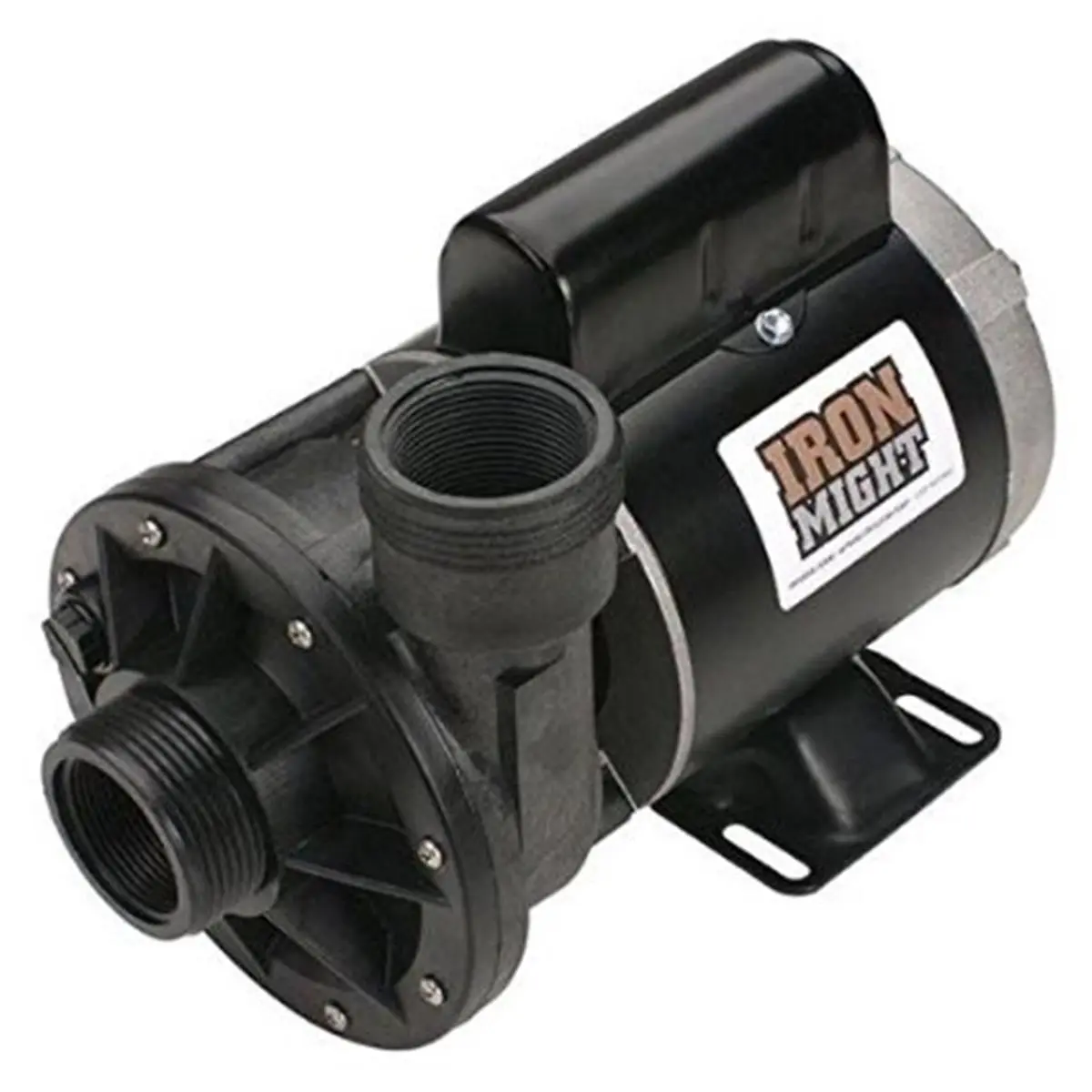Gecko Alliance 3410030-1E Iron Might Circulation Pump - 115V, 1.3A, 1.5 in., 1/8 HP, 1725 RPM, 24-Hour, Side Discharge for Optimum Flow, Viton Seals, 48 Frame Proven Design