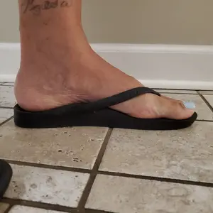 Arch Support Flip Flops - Comfortable & Supportive Sandals for Women - Black - Archies Footwear