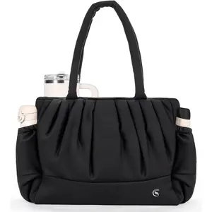 Work Tote Bag for Women, Lightweight Tote bags with Cup Holder & 15.6Inch Laptop Compartment for Travel, Teacher.