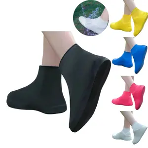 Harkapy 3-Pack Waterproof Shoe Covers Reusable Silicone Rain Boot Protectors Non-Slip Wear-Resistant Shoe Covers for Men Women