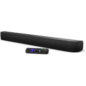 onn. Roku Smart Soundbar with Built-in 4K Streaming Media Player Speakers Wireless