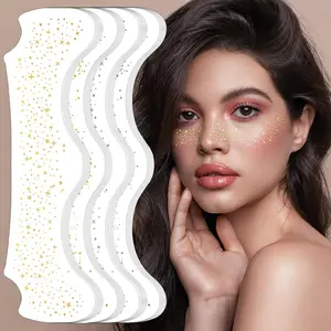 24pcs Glitter Freckles Face Tattoo, Freckles Makeup Patches for Women and| Waterproof, Long-Lasting Party, Festival, Cosplay Makeup