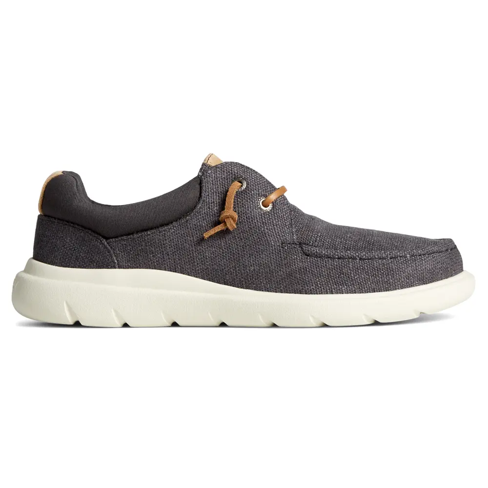Sperry Womens Captain's Hemp Slip On  Flats Casual - Black