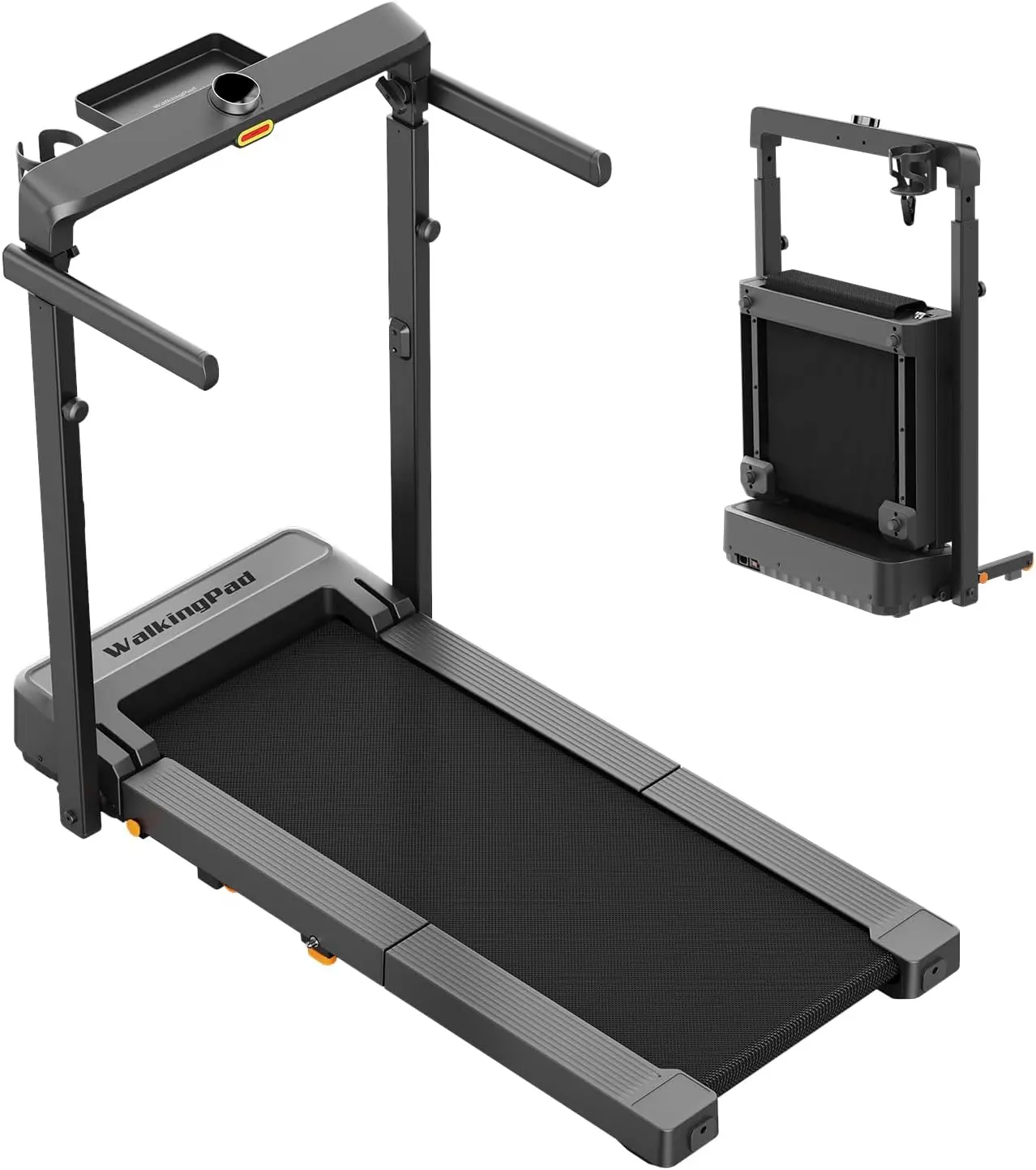 WalkingPad MX8 Tri-Fold Walking Pad Treadmill, Smart Aluminum Home Workout Cardio Machine with Desk Tray, Controller, Remote, LED Display, 400lbs Max Load, Sturdy Non-Slip Collapsible Fitness Equipment