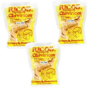 Cubanos Chiviricos Fried Dough Snack Bites - Crispy, Flavorful, 2 oz Each, Pack of 3
