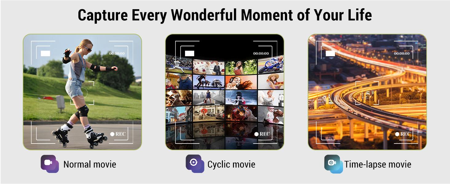 Digital Camera, 4K 64MP Cameras for Photography, 270°Flip Screen Vlogging Camera, Autofocus, Flash, 18X Zoom, 2 Batteries, 64GB Card, Point and Shoot Digital Cameras for Kids Teens, Black