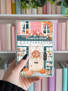 Kindle fall bookshop design, paperwhite, colorsoft, oasis, fire 8hd, kobo, romantasy, fantasy, goth, horror