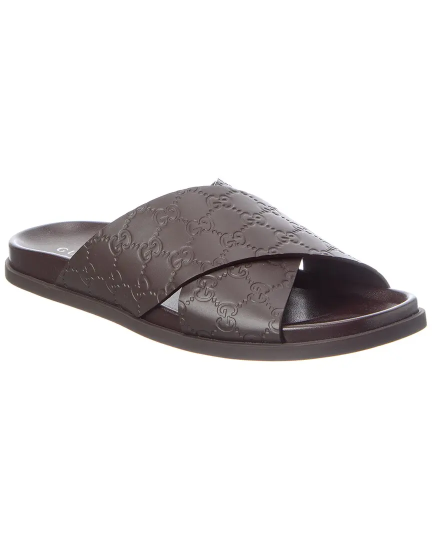 Gucci Gg Leather Sandal