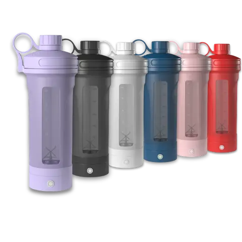 MixMate Electric Shaker Bottle - Rechargeable Type-C Sports Water Bottle, BPA-Free Self-Stirring Cup for Gym Protein & Powder Mixes, Shaker Bottles