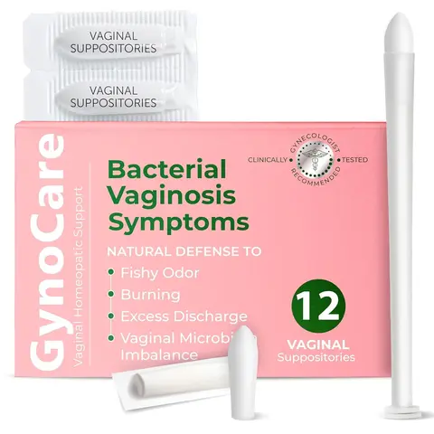 Bacterial Vaginosis Treatment for Women | Intimate Care Suppositories with Boric Acid | BV Treatment Supports Odor Control, Itching & Discharge | Vaginal pH Balance & Microbiome Support | 12 Suppositories