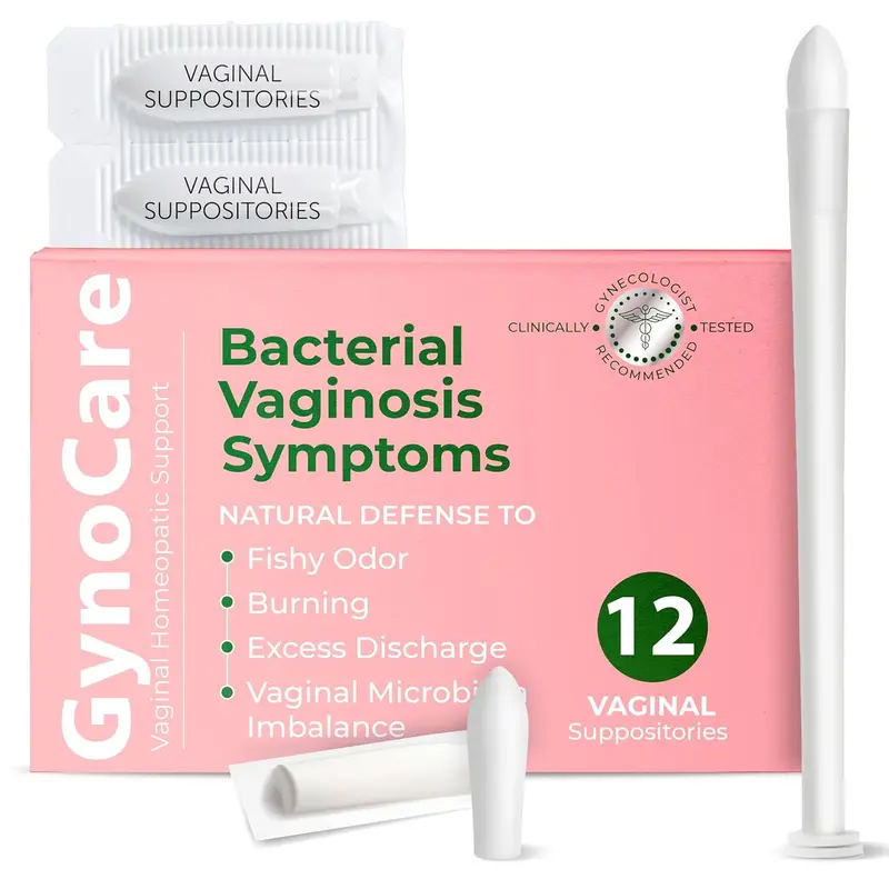 Bacterial Vaginosis Treatment for Women | Intimate Care Suppositories with Boric Acid | BV Treatment Supports Odor Control, Itching & Discharge | Vaginal pH Balance & Microbiome Support | 12 Suppositories
