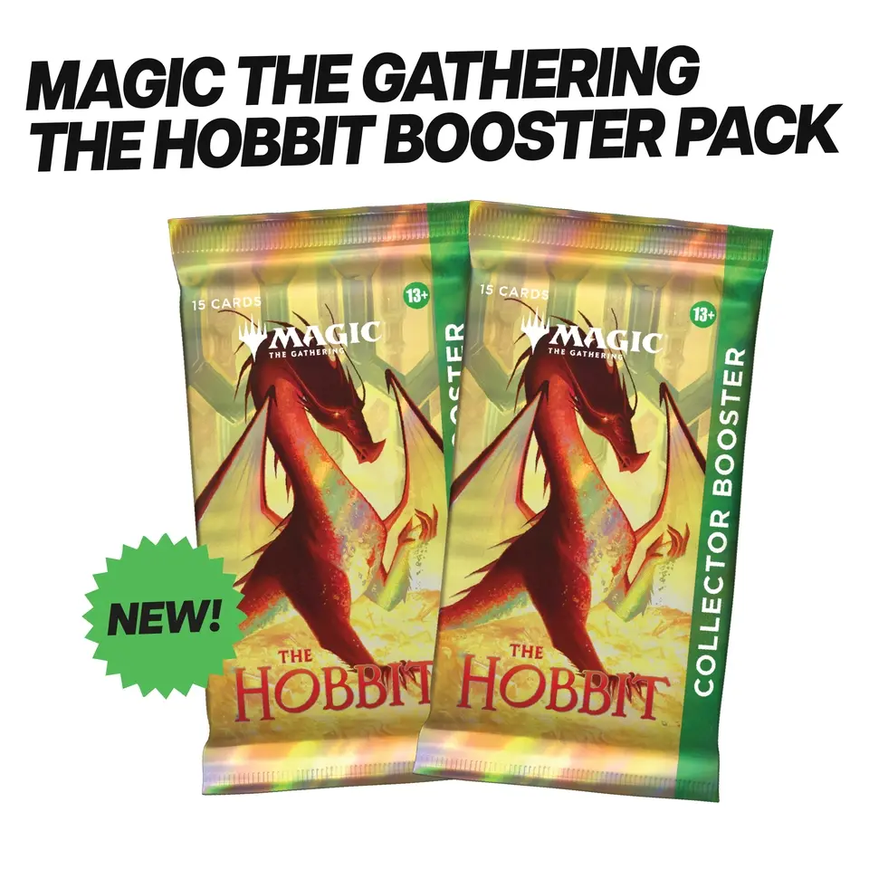 MTG The Hobbit Collector Booster Pack | 15 Cards 11-13 FOILS Per Pack | Gleaming Gold Smaug Headliner Chase | Magic: The Gathering LOTR 2026
