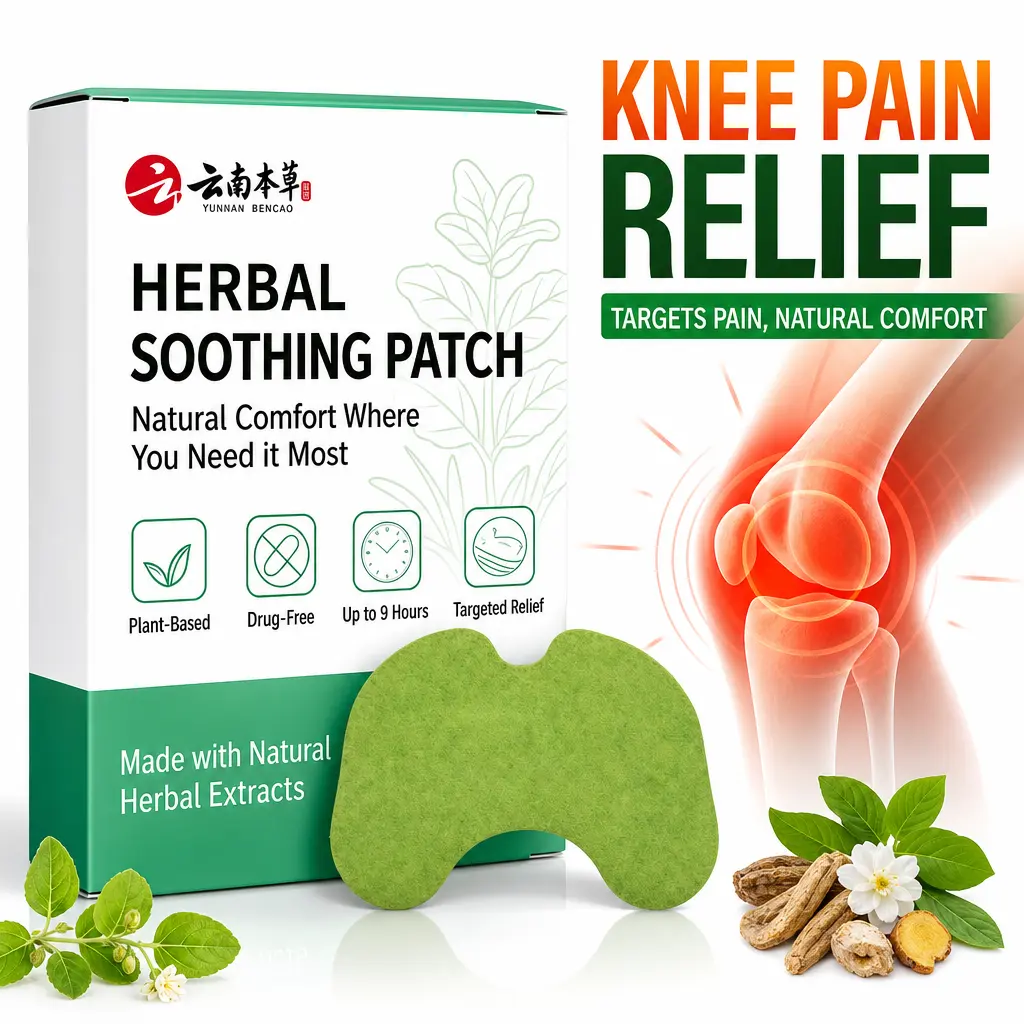 30-Pack Herbal Pain Relief Patches for Knee, Back & Joints | Fast-Acting Heat Therapy for Arthritis, Stiffness & Muscle Pain | Natural Long-Lasting Comfort for Lumbar Spine Support | Easy Daily Use at Home or On-the-Go