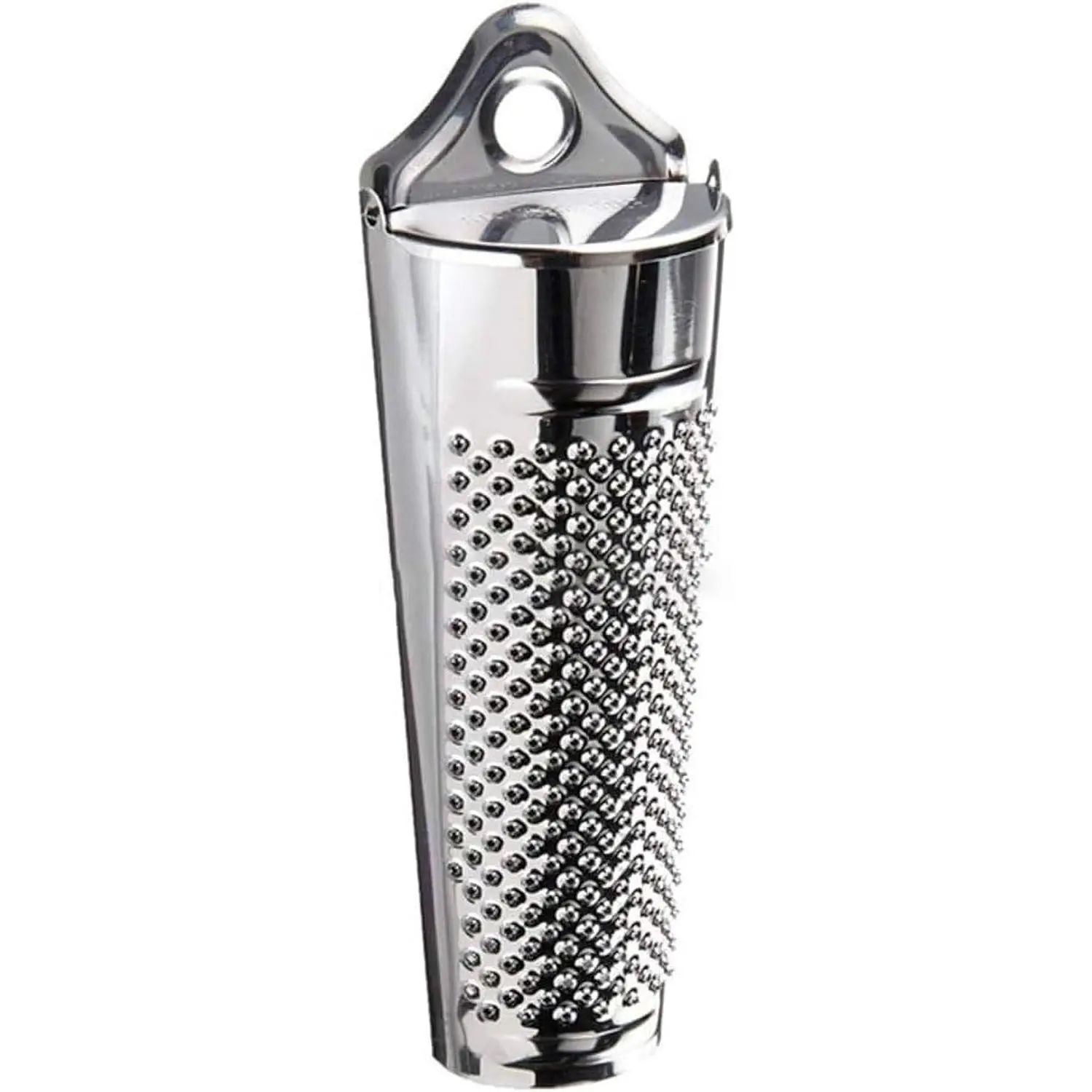 Silver Multifunctional Kitchen Stainless Steel Ginger Garlic Nutmeg Grater Nut Walnut Lemon Hand Planer Tool Lemon ZesterDurable and Professional Kitchen Tool Garlic Tools