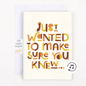 Endless GOAT Scream Card with Glitter