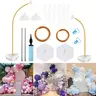 Balloon Arch Kit with 7.22FT & 4.92FT Free-Bending Half Frame, Base Included, DIY Setup No Extra Parts for Wedding Decoration, Christmas Wishlist, Diwali & Thanksgiving Festive Home Supplies