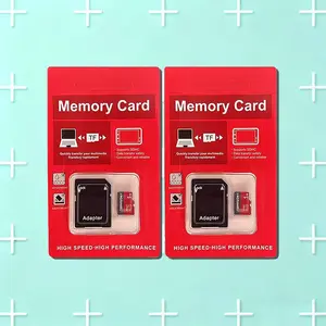 Micro SD card compatible with cameras, smartphones, tablets, laptops, game consoles. Made of durable ABS material, it offers secure digital storage and does not require a battery. TF card