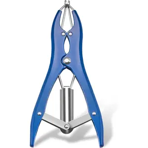 Balloon Expander Pliers Balloon Stuffing Tool Blue Stainless Steel Balloon Stretcher Sequin Filling Pliers for Filling Balloon Sequins Petals  Party Activities(Simple Style)