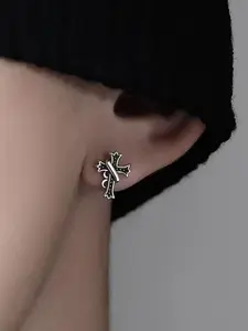Unisex Cross Stud Earrings Set, Stud Earrings Jewelry, Casual Fashion Design, Perfect Gift for Special Occasions, Versatile Accessory for All Seasons