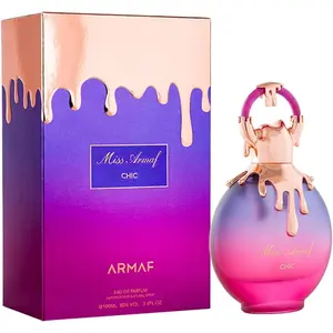 ARMAF Miss Chic Eau De Parfum Spray, 3.4fl.oz Women's Fragrance Floral Eau Perfume with Aromatic Woody Notes, Citrusy Accents & Wood Elements