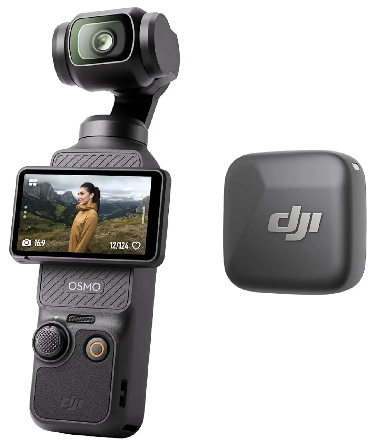 DJI Osmo Pocket 3 Vlog Combo, Vlogging Camera with 1'' CMOS & 4K/120fps for YouTube, Mic Mini Transmitter (Infinity Black)