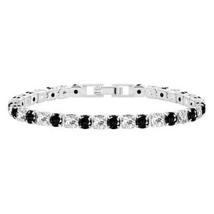 Inpasne Jewelry Tennis Bracelets for Women White Gold Plated Diamond AAA+ Cubic Zirconia CZ Dainty Classic Bracelet Silver Fashion Jewelry Wedding Gift friendship bracelets charm bracelet braceletstack