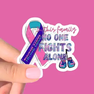 Thyroid Cancer Awareness Sticker