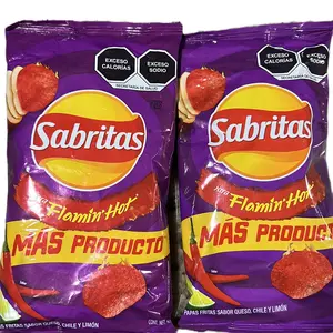 Sabritas Flamin Hot Pack of 3 - Spicy and Crunchy Snack