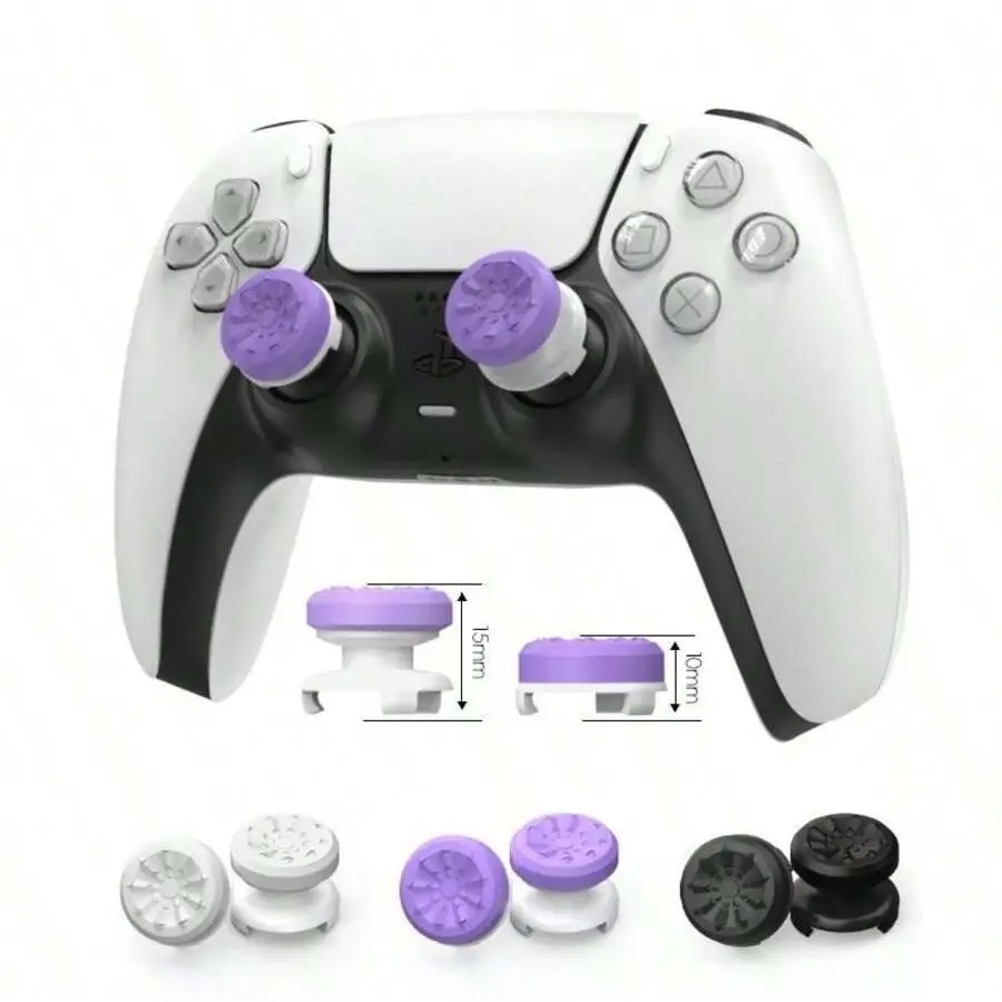 Freek Galaxy Performance Thumb Grip Caps, 7 Colors Silicone Analog Stick Covers for Ps4/ps5 Controllers, Enhance Adhesion & Feel