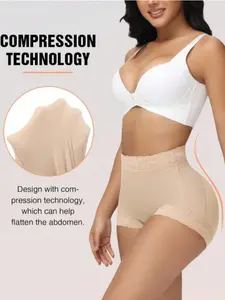 Mid Waist Lace Shaping Shorts, Shapewear, Underwear, Style, Adjustable, Butt Lifting and Leg Contouring, Control abdomen，Ajustable，Levanta glúteos，Comfortable Seamless Design, Perfect for Daily Wear, Everyday