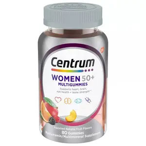 Centrum Women 50+ Multi Gummy - 80ct: NSF Certified, Unflavored, Multivitamins