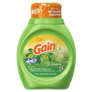 Gain Liquid Laundry Detergent, Original Fresh, 25oz Bottle