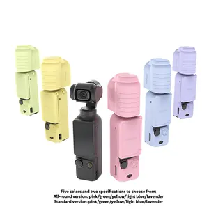 Silicone Aesthetic Protective Case for Osmo Pocket 3, Lens Cover, Gimbal Protective Accessories, Photography Camera Accessories, All-round Protective Camera, Essential Accessory for Action Camera Enthusiasts, Smartphone, Protection