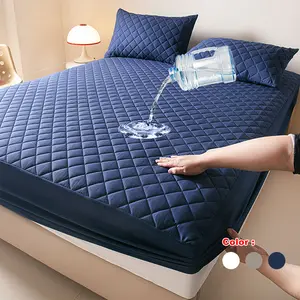 【Giveaway】Waterproof Mattress Protector,  Mattress Pad Noiseless with Deep Pocket, Soft Breathable Dirt-Proof Bed Mattress Cover Washable for Home, Bedroom, Hotel，Pillowcase not included