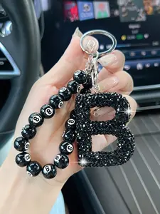 Mother's Day New Letter Keychain, Rhinestone Keychain, Unisex Gift, Unique Design, Casual Style, Perfect for Daily Use, Birthday, Holidays