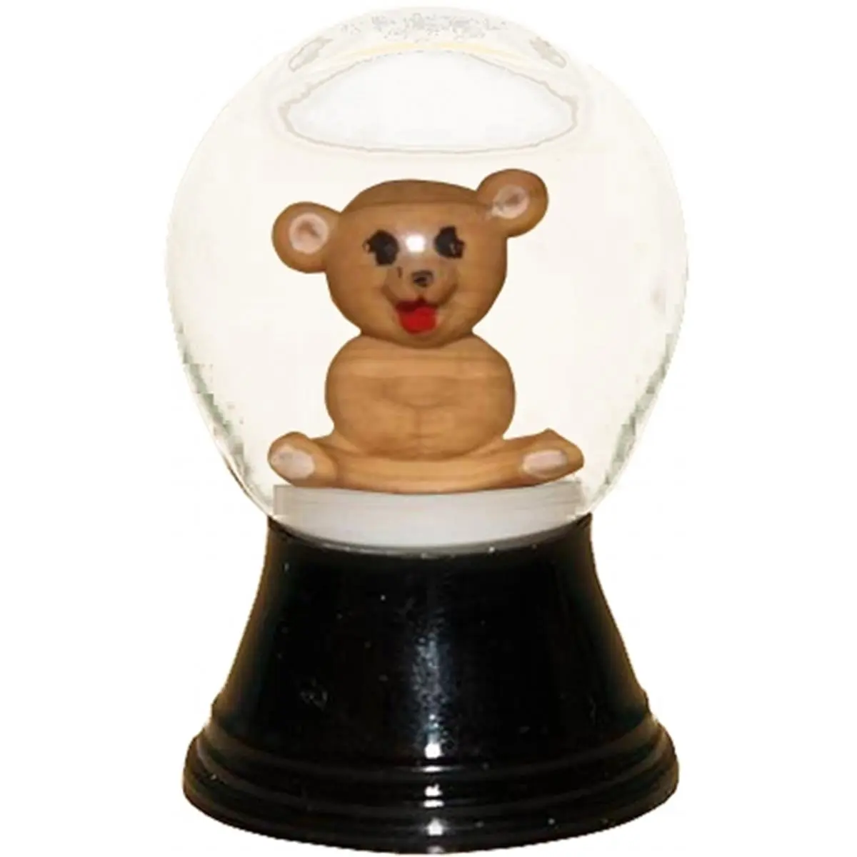 PERZ PR1161 Real Blown Glass Perzy Snowglobe - Miniature Teddy Bear Figurine, Home Decor Ornaments, Figurines & Miniatures, Made in Austria Home Supply