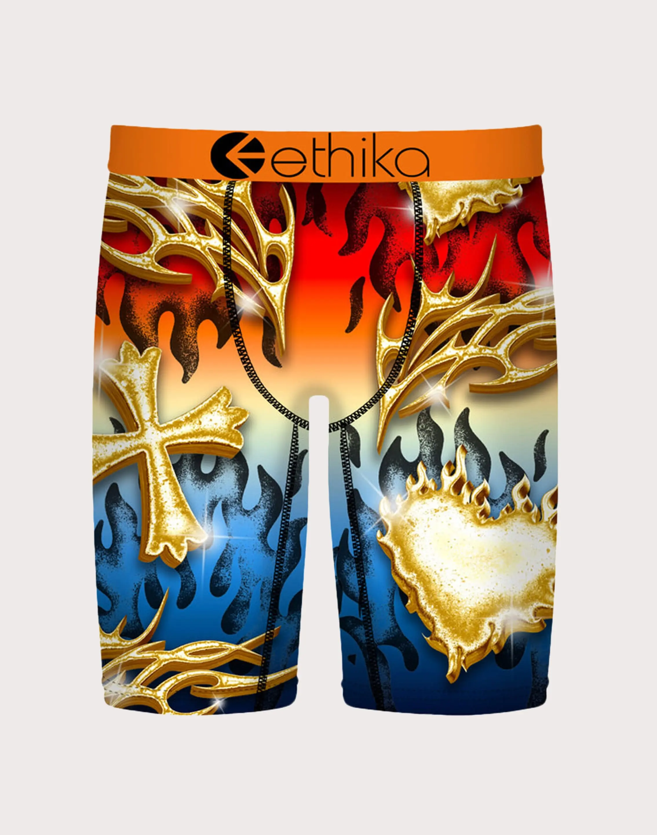 Mens Ethika Cold Hearts Boxer Briefs