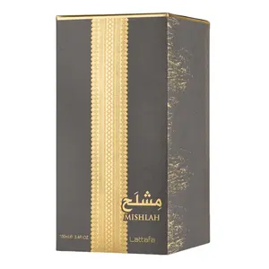 Lattafa Mishlah Unisex Eau de Parfum Spray - 3.4oz Single Item, Aromatic Woody Amber Cedarwood Fragrance, Long-Lasting Scent (Beauty & Personal Care, Fragrance)